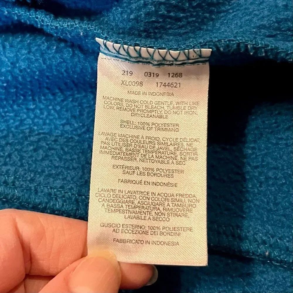 Columbia Turquoise Zip Up Cardigan Jacket Small - Picture 12 of 13